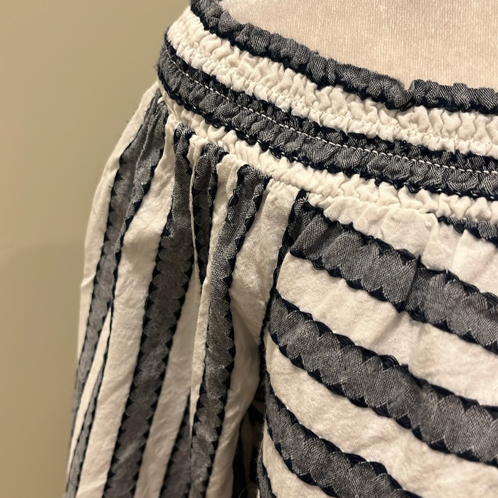 Crown &Ivy Striped Off-ShoulderTop - Picture 2 of 6